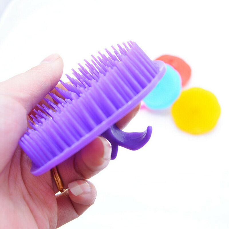 Plastic Shampoo Scalp Shower Washing Hair Brushes Head Massage Com.l8