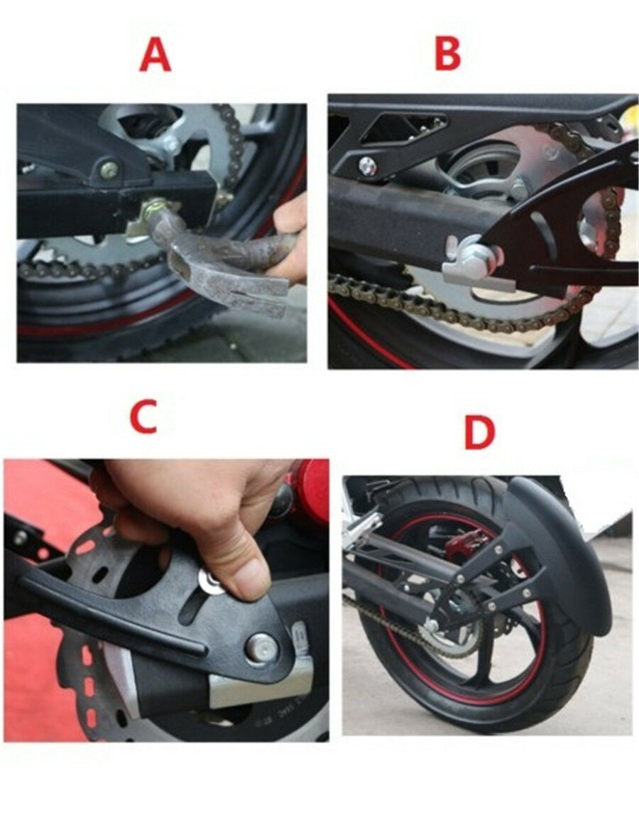 Motorcycle Chopper Rear Tire Wheel Cover Fender Mudguard Splash Guard w/ Bracket