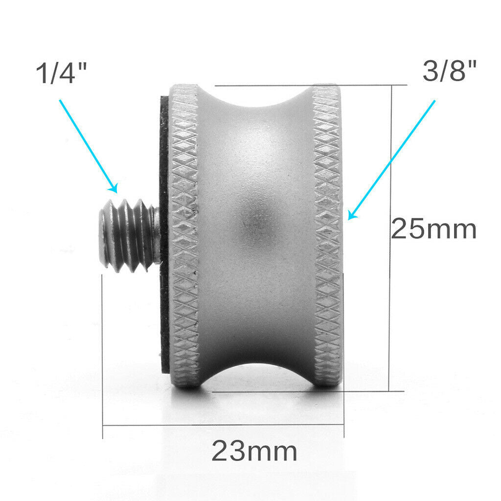 1/4'' Male to 3/8'' Female Convert Screw Adapter for Camera Tripod Quick Release