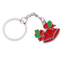 Woman Christmas Keychain Key Ring Phone Chain for Handbag Car Key Decor