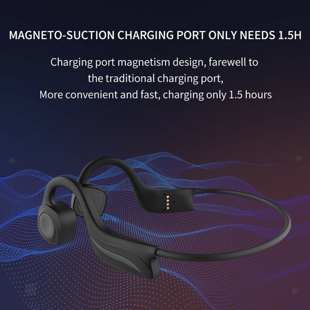 Bone Conduction Headphones, HiFi MP3 Player IPX8 Waterproof Outdoor Sport