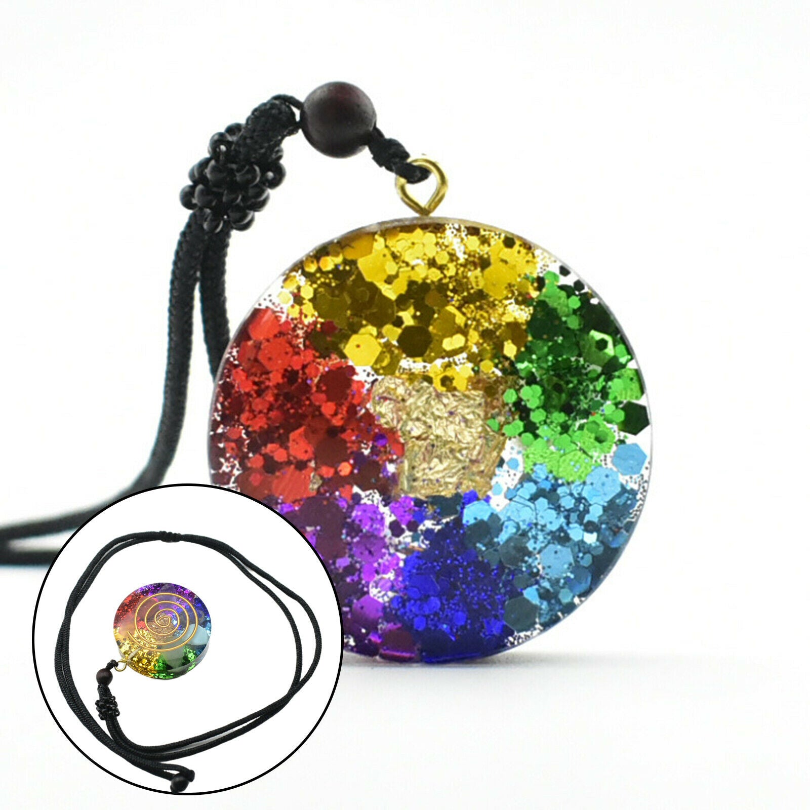Orgone Pendant Generator for Spiritual Consolation Amulet Self-Consolation