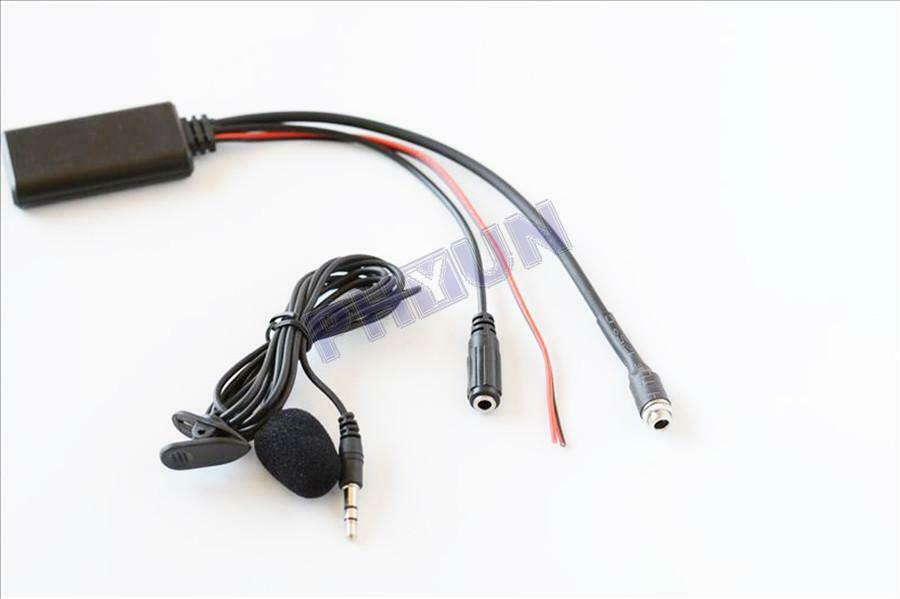 3.5MM Car Aux Wireless Bluetooth Receiver Female to Male Audio Adapter w/ MIC