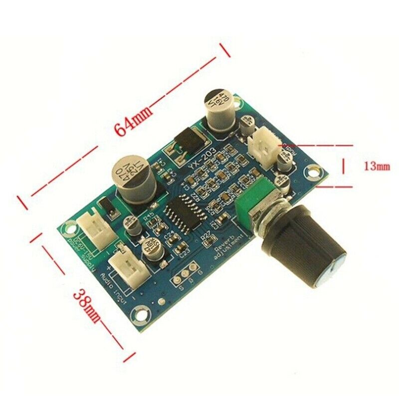 PT2399 Microphone Reverberation Board Effect Super M65831 Mono Amplifier PreamY7