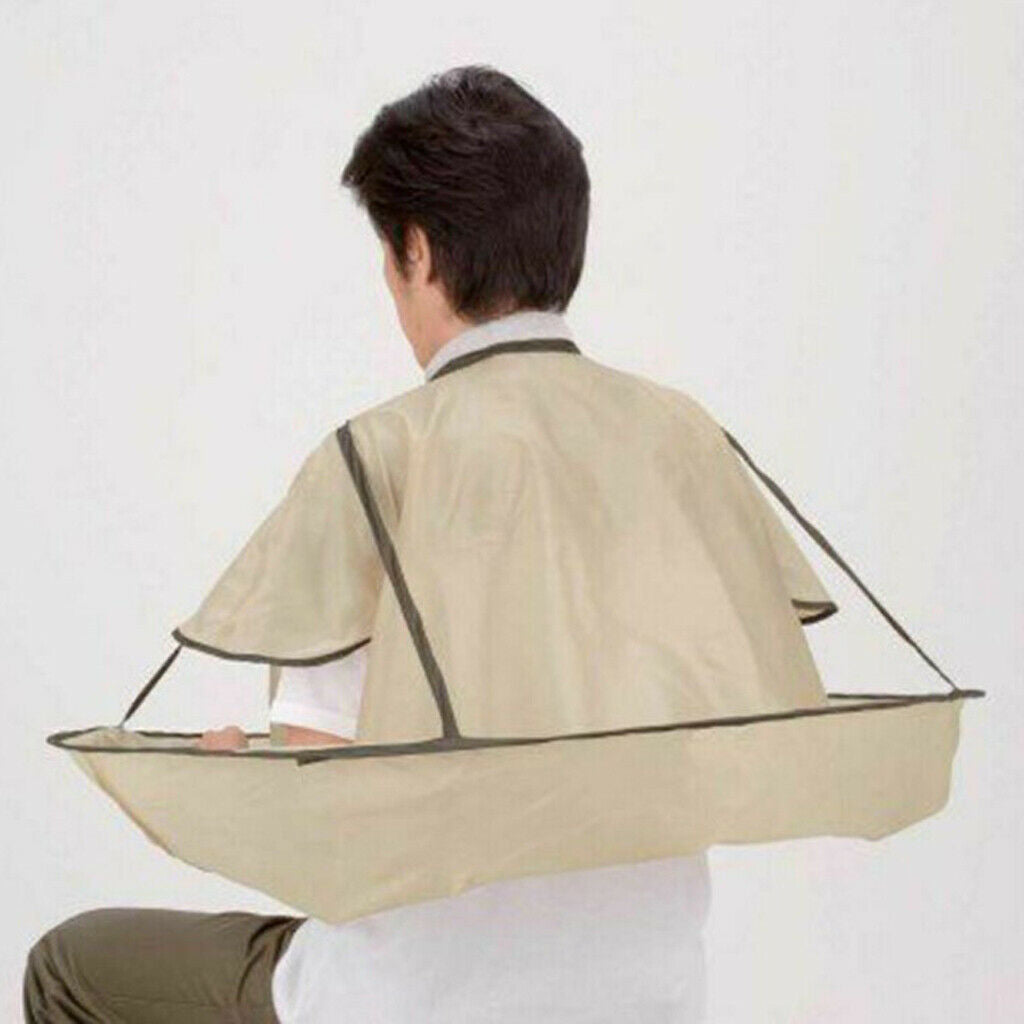 Folding Hair Cutting Gown Cloak Umbrella Reuseable Hairdressing Haircut Hair