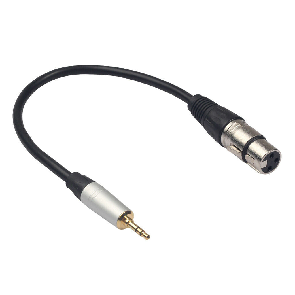 3.5 Mm TRS Male to 3-pin XLR Female Professional Microphone Cable