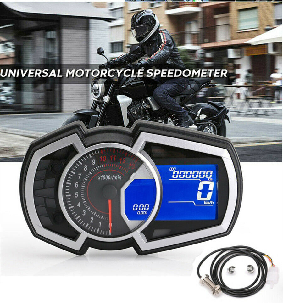 Motorcycle Scooter Moped Multifunctional Meter Speedometer Odometer Fuel Gauge