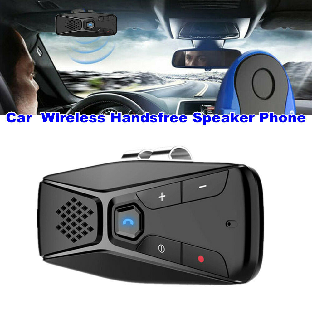 Universal In-Car Bluetooth V5.0 + EDR Car Kit Wireless Handsfree Speaker Phone