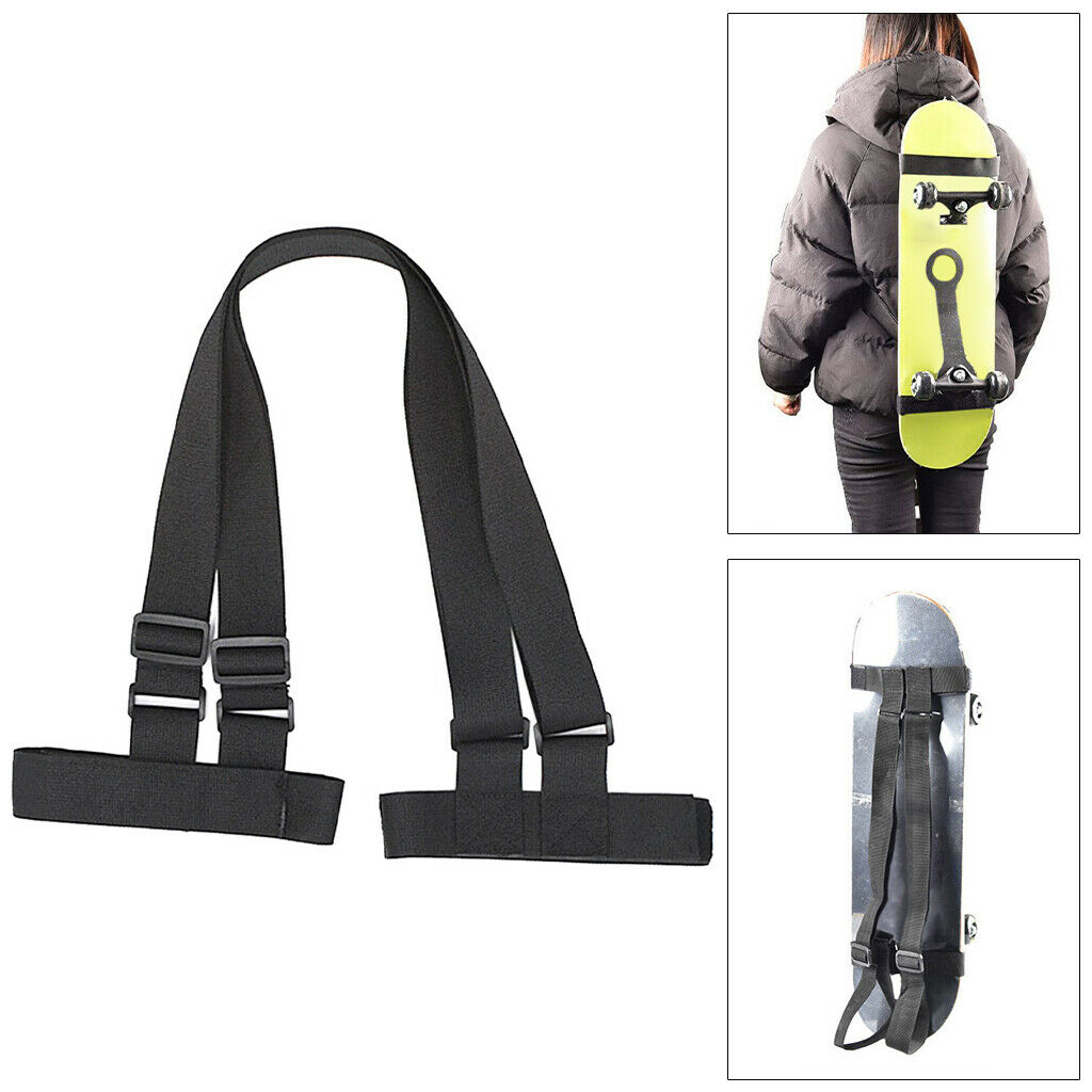 Pro Skateboard Shoulder Carrier Longboard Strap Deck Holder Adjustable Belts