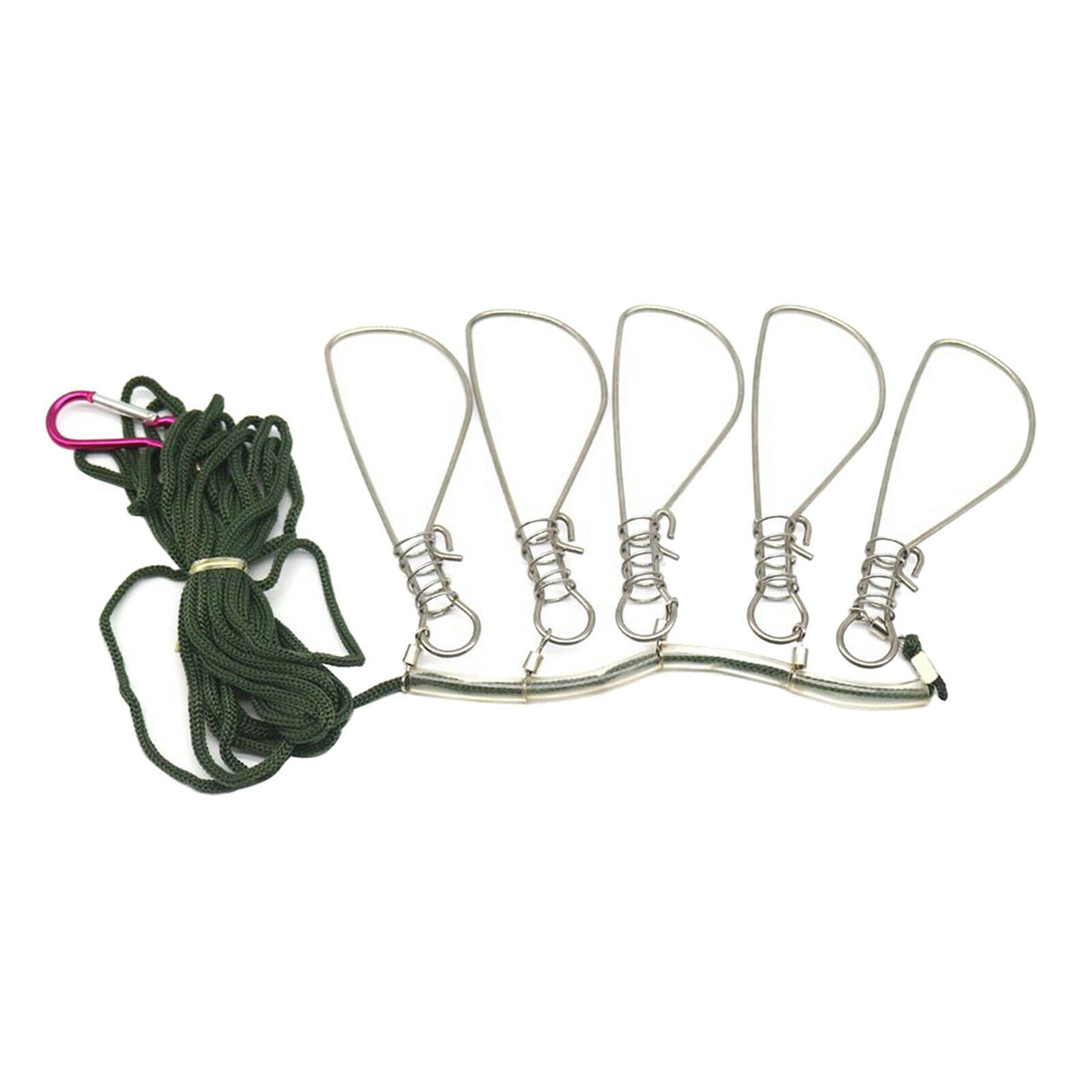 Live Fish Lock Large Fish Lock 5 Snaps Fish Stringer Clip for Lure Fishing