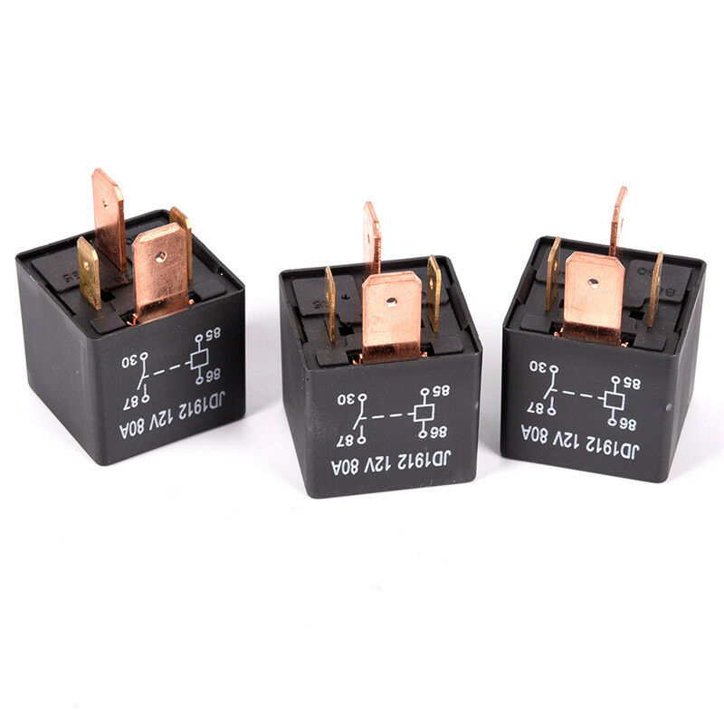 Waterproof Heavy Duty Relay 4Pin DC 24V 12V 80A JD1912 Automotive Car Rela.l8