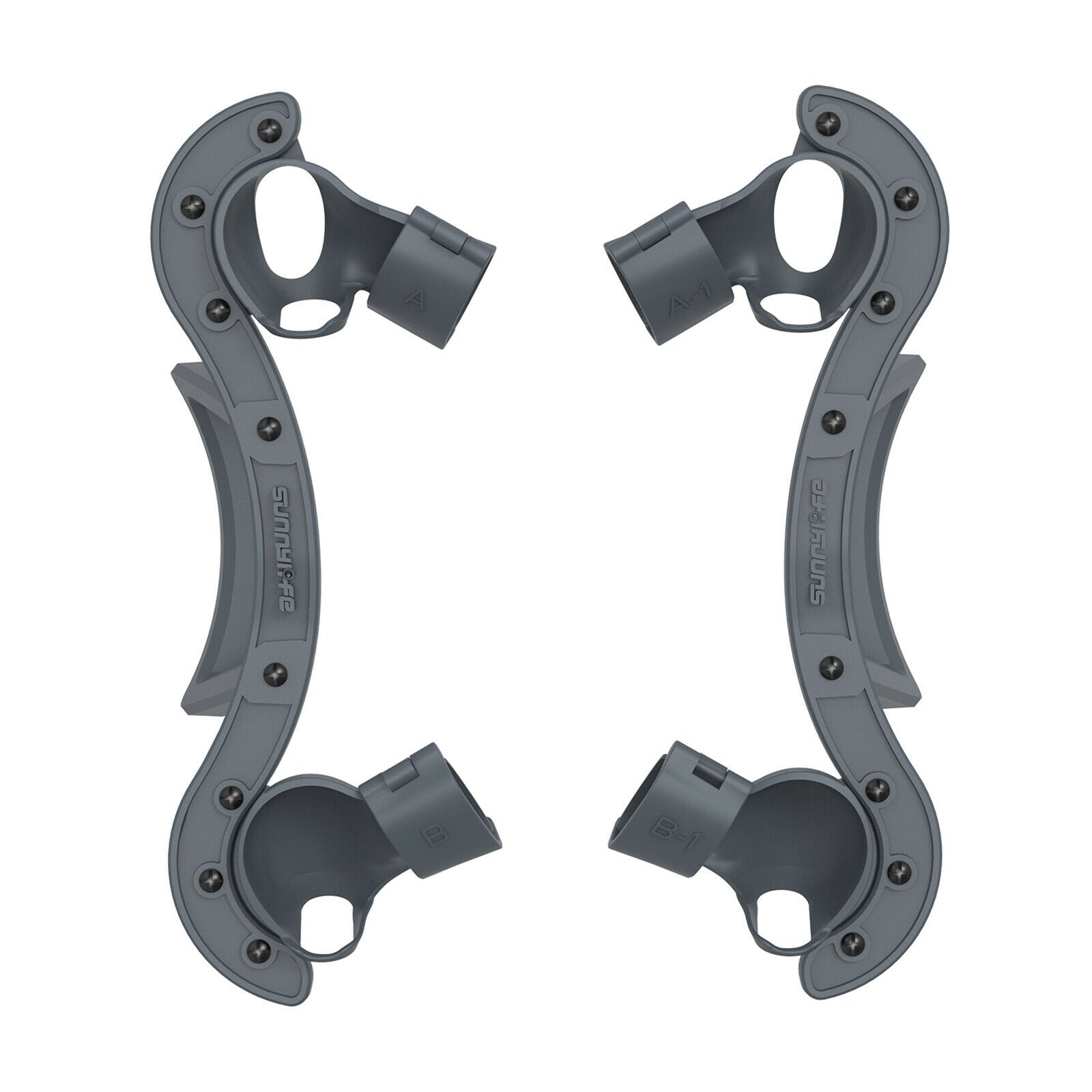 1 Pair 2 in 1 Heightened Tripod for DJI FPV Anti-collision Drone Protective