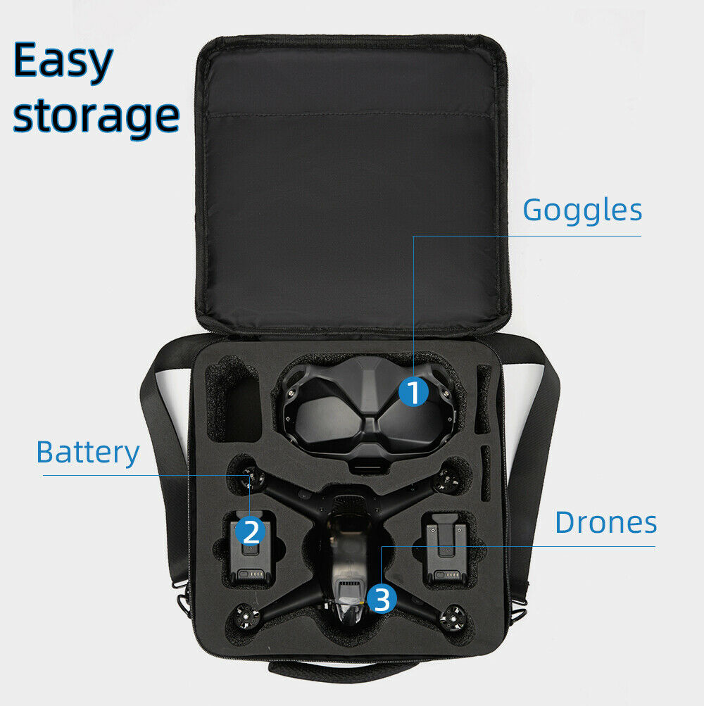 Portable Storage Carrying Bag Case Box Shoulder Package For DJI FPV Combo Drone