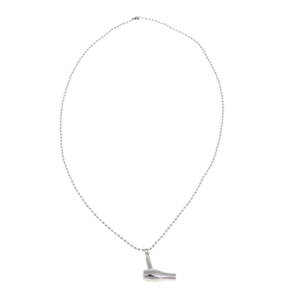 Premium Unique Alloy Hair Dryer Pendant Necklace Chain for Hairdressers Cars