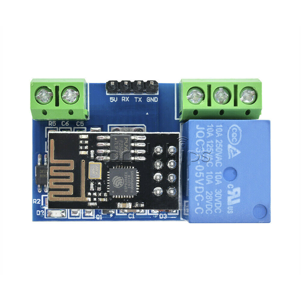 AC 10A/30V DC TOI APP Controled ESP8266 5V Wifi Relay Onboard Module Smart Home