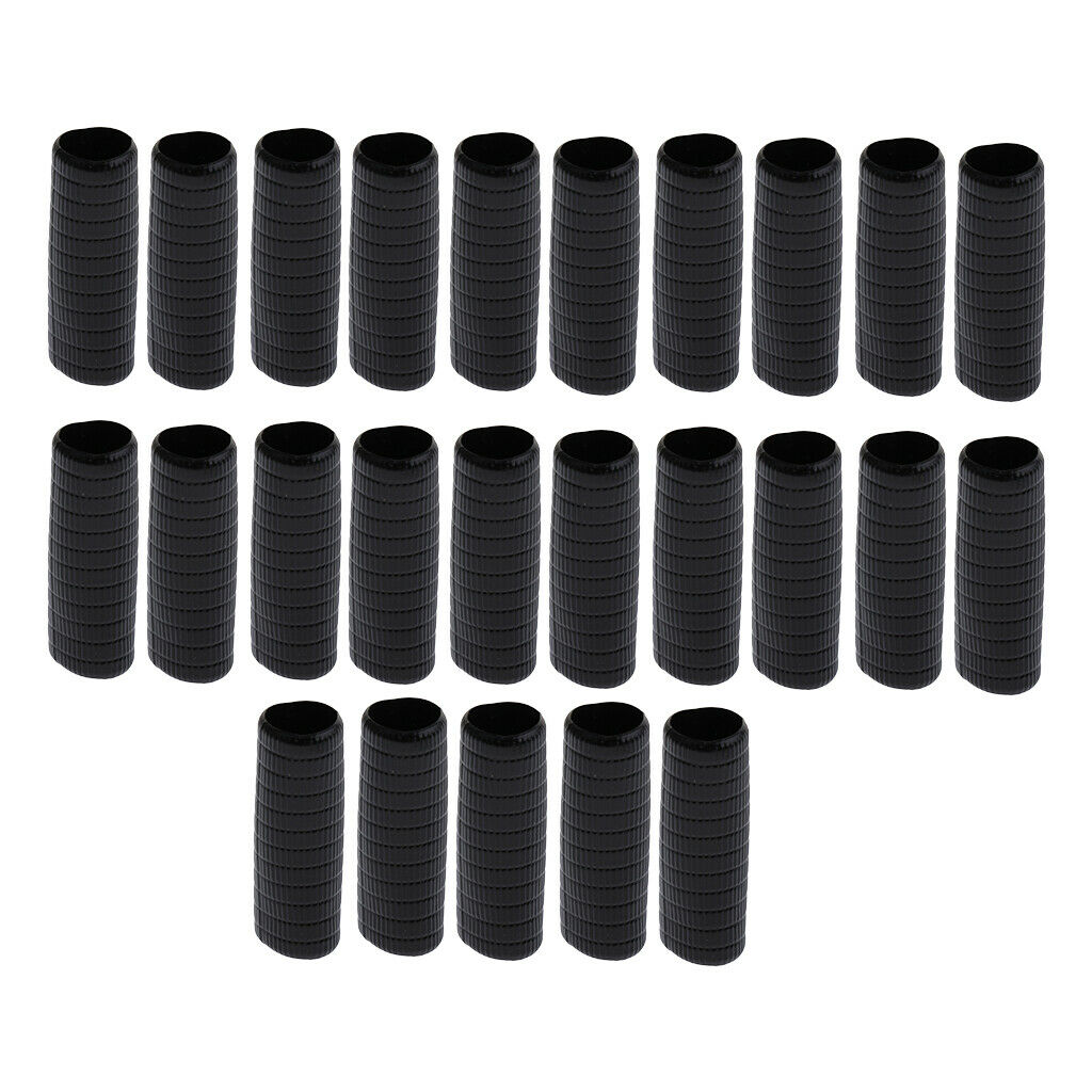 25Pcs Black Violin Bow Skin Violin Bow Wrapping Musical Instrument Tools