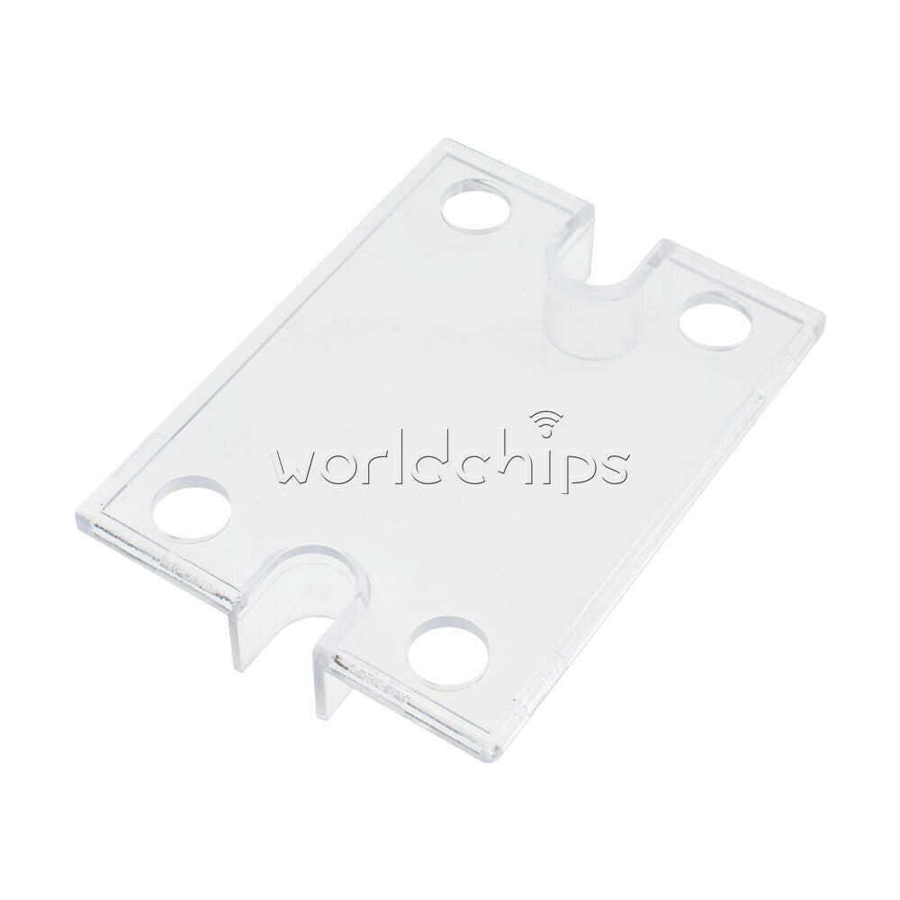 2PCS Clear Transparent Hard Plastic Cover for Single Phase Solid State Relay SSR