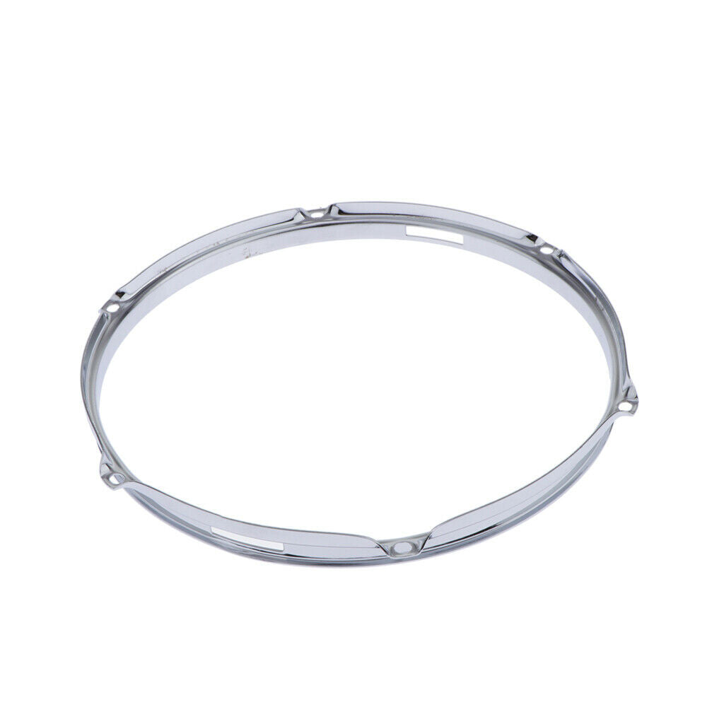 12 "Die Cast 6 Wheel Snare Tom Tom Drum Hoops Rims Pair Set
