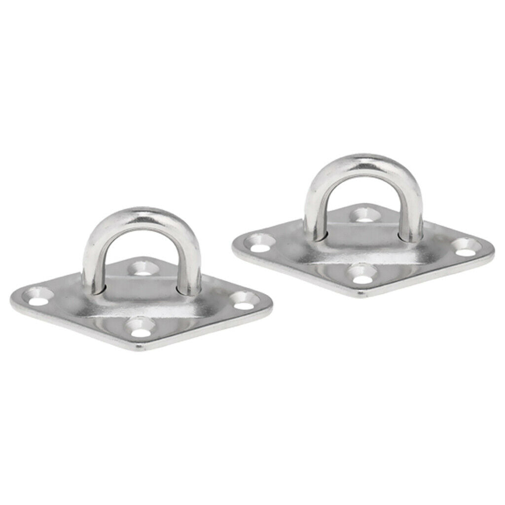 Stainless Steel 8mm Cover Plate Eye Plate Wall Eye Plate Lashing Eye Plate Wall