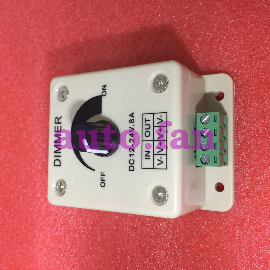New LED monochrome knob PWM 12V 8A lamp with light bar manual dimmer switch