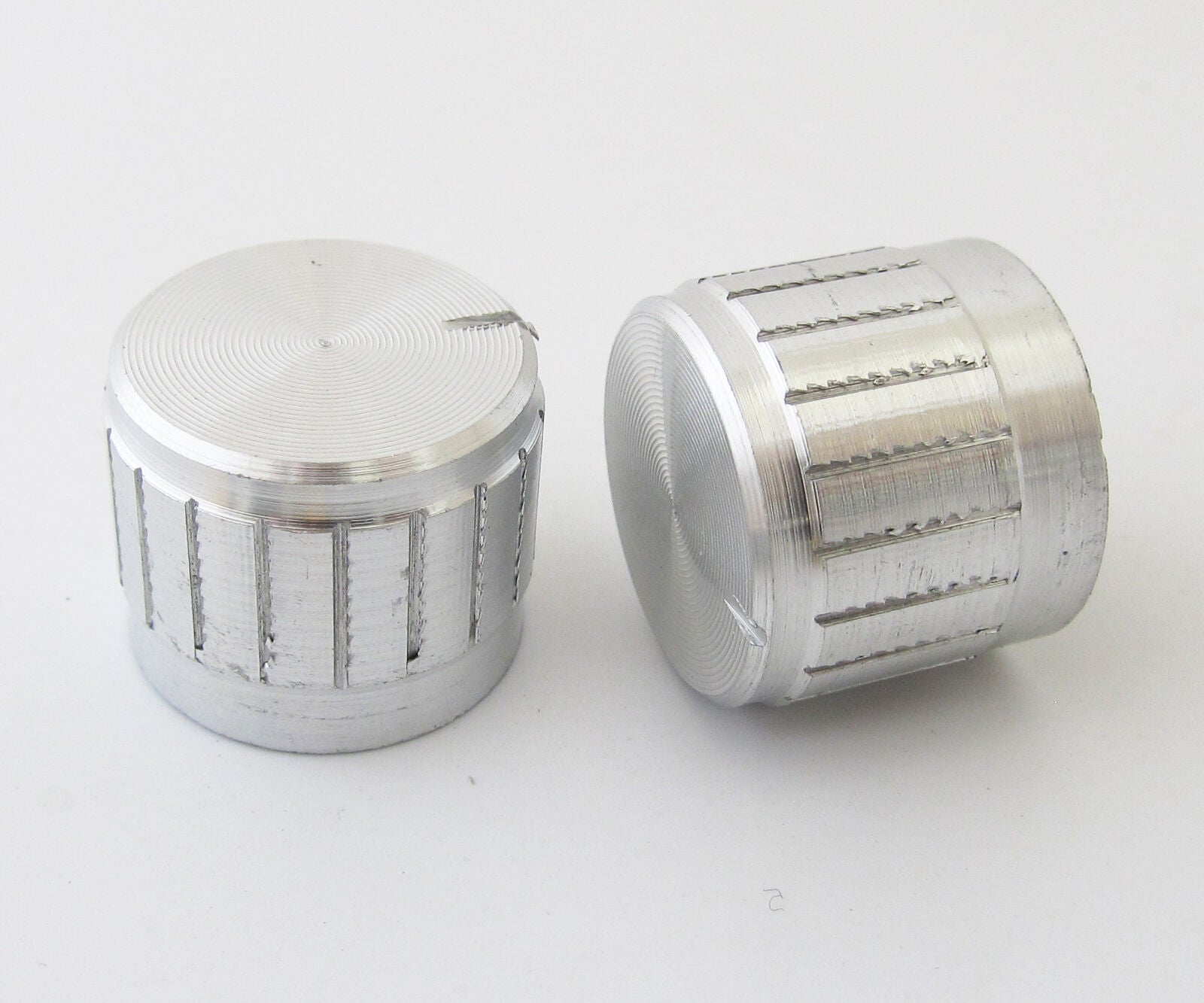 50pcs 2color 32x17mm Circular Knob Aluminium Cover for Audio Volume Tone Control