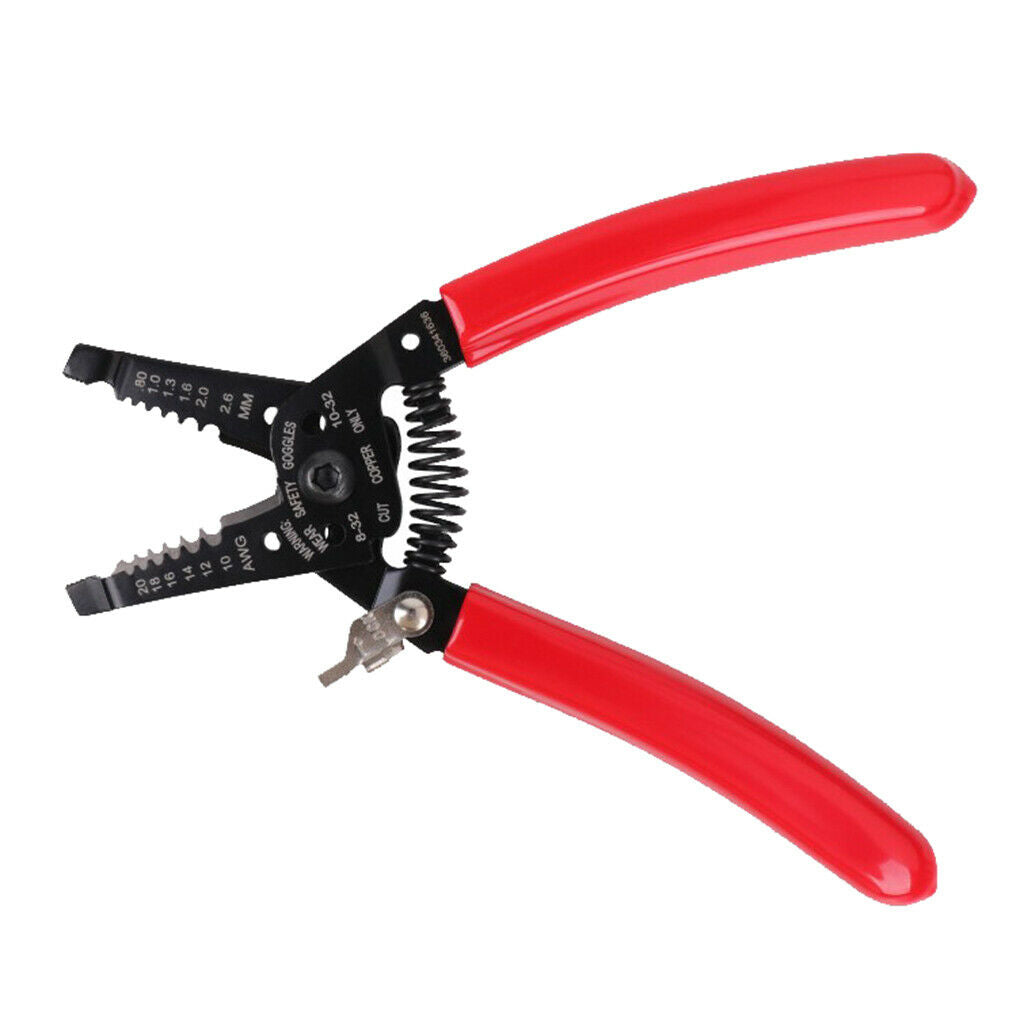Steel Double Scale Multifunctional Stripping Plier Wire Cutter 0.8-2.6mm