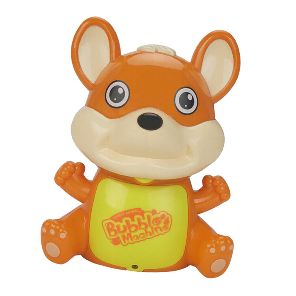 Cartoon Cute Kids Bubble Machine Animal Electric Bubble Maker Children Toys