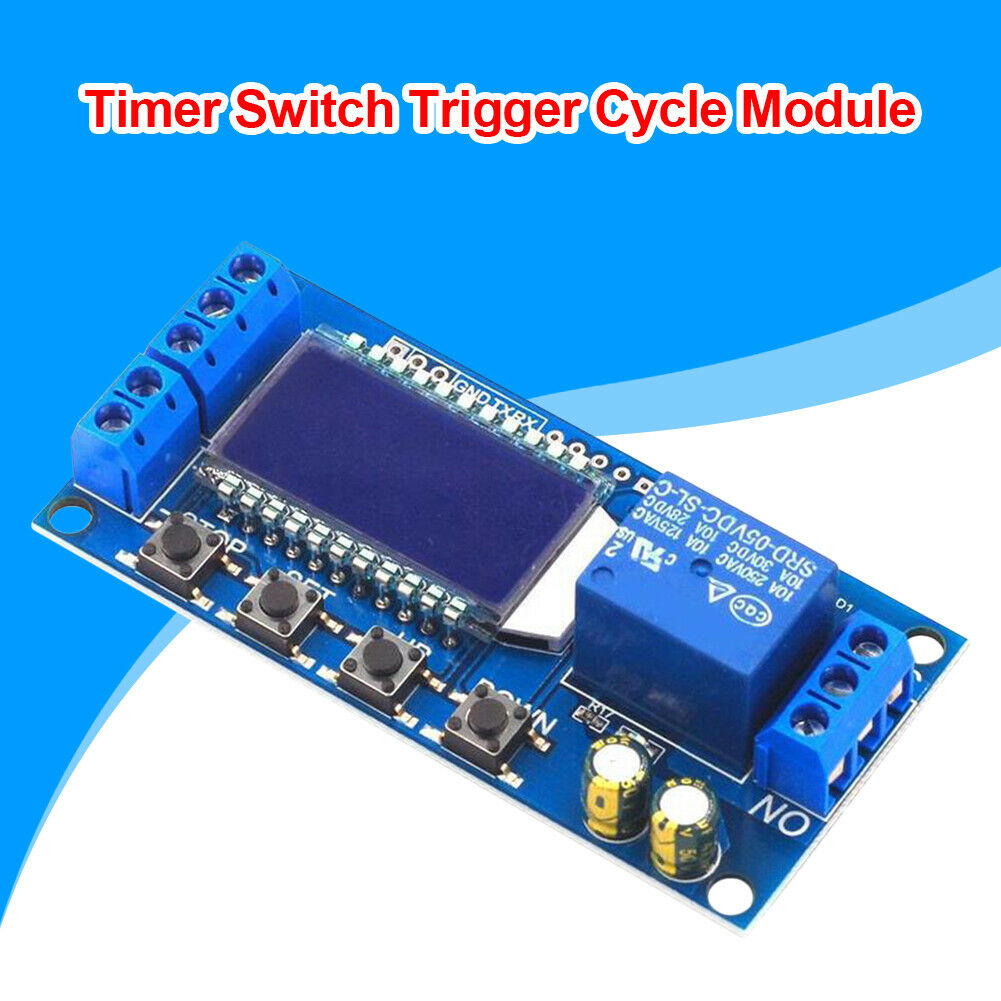 1-CH Digital Time Delay Relay Trigger Cycle Timer Switch Board Micro USB 5V