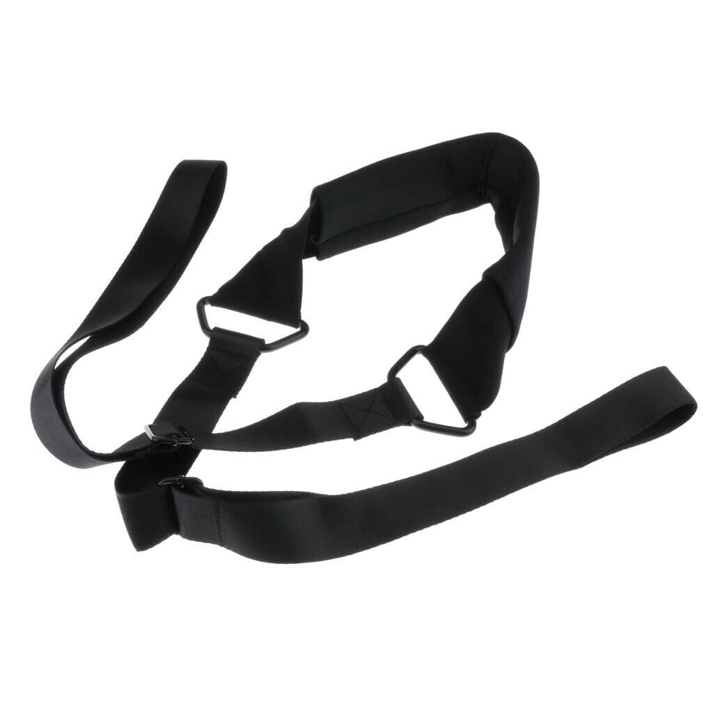 Adjustable Resistance Bands Workout Exercise Yoga Fitness Pull Belt Black