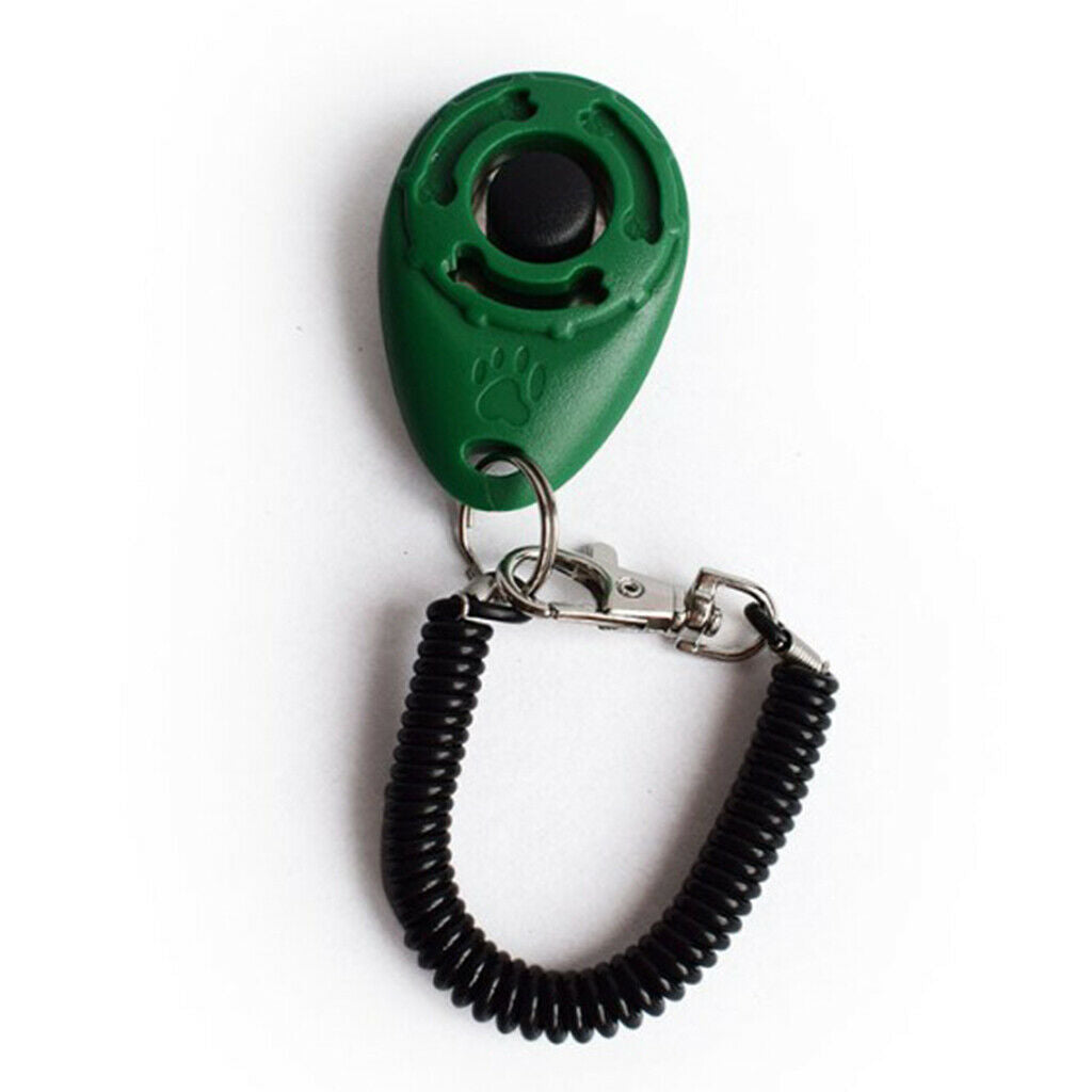 Dog Training Whistle Pet Training Clicker Adjustable Product Supplies Green