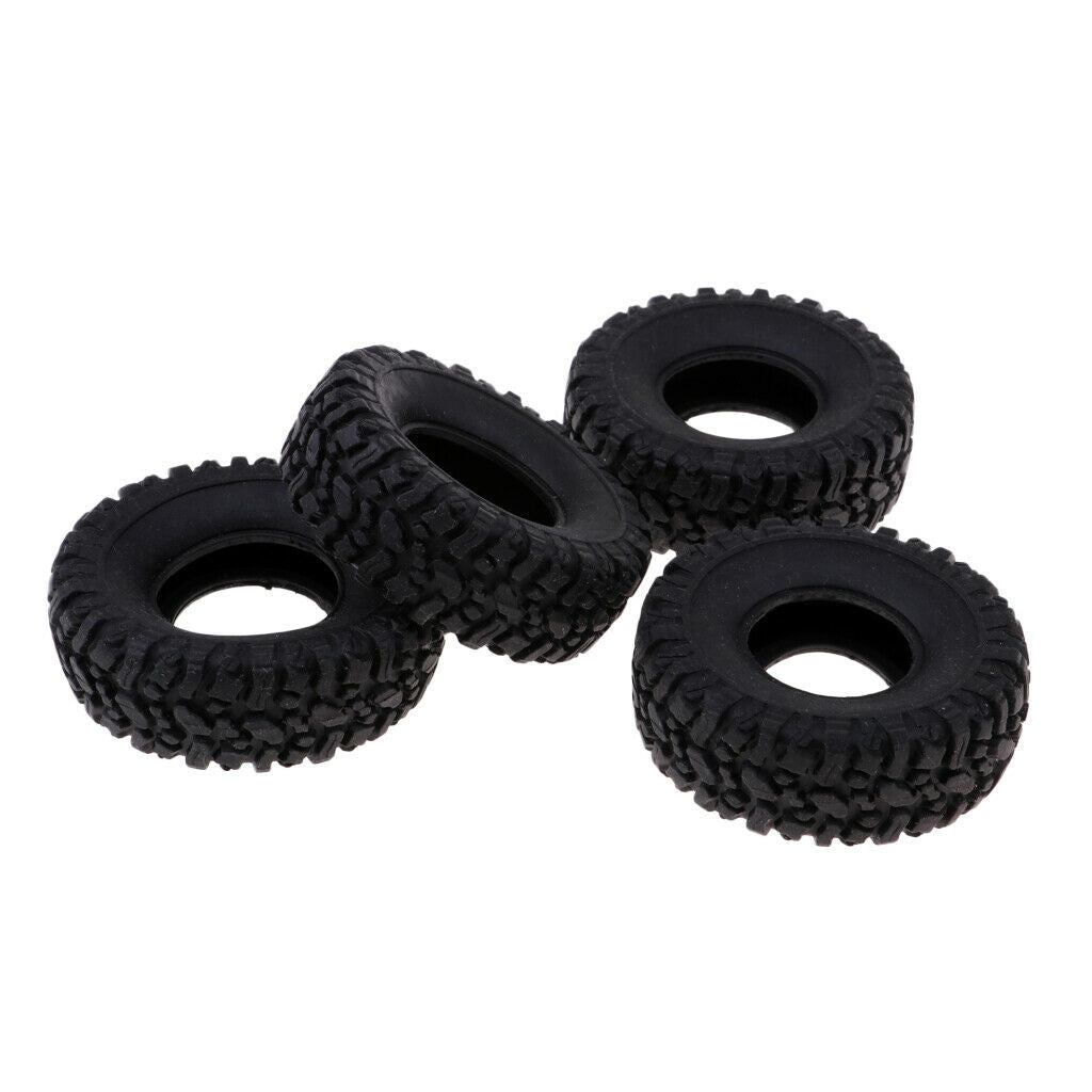 Black Rubber Tire for Crawler WPL B14 B16 B24 C14 C24 B36 OP Fittings Parts