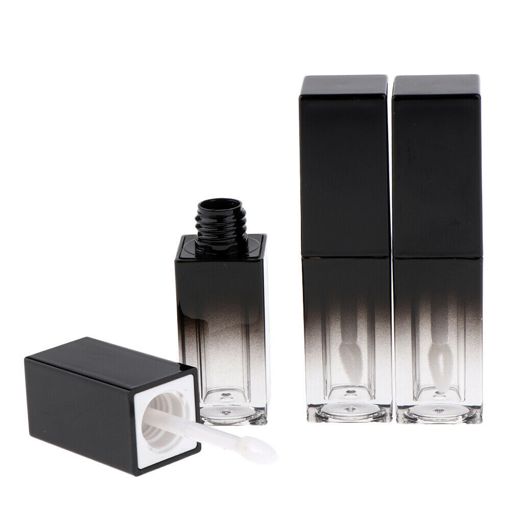 Square Shape Refillable Lipstick Glazing Color Tube Cosmetic Empty Bottle