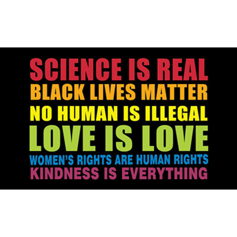 90X150CM LOVE IS LOVE Black Lives Matter Flag BLM Peace Protest Outdoor BannFCA