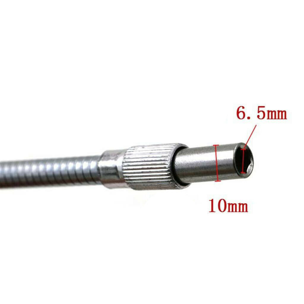 300mm 1/4 Inch Hex Flexible Hose Screwdriver Extension Bit Holder Adapter