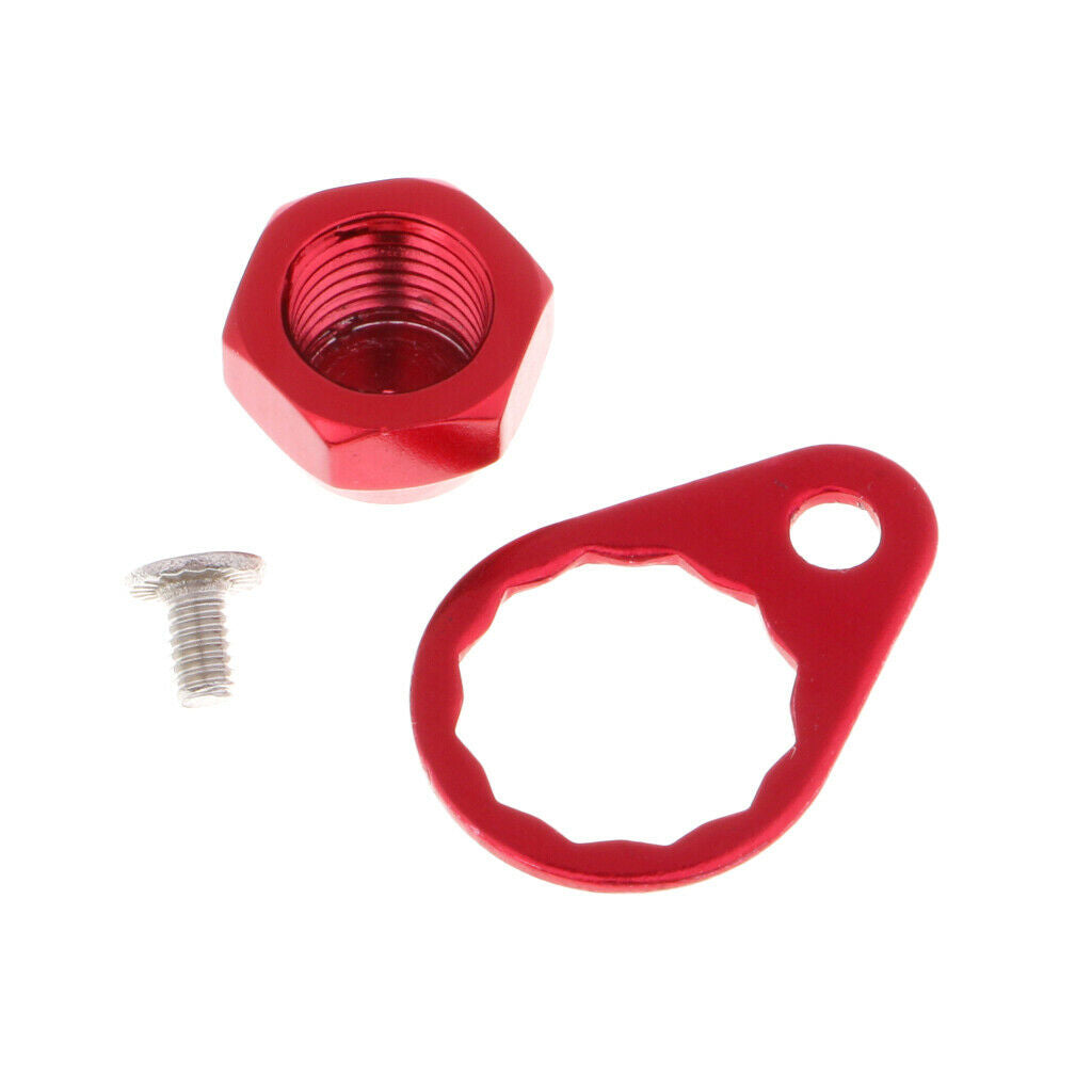 2pcs Baitcasting Fishing Reel Right Handle Parts, M8 Screw/Nut/Locking Plate