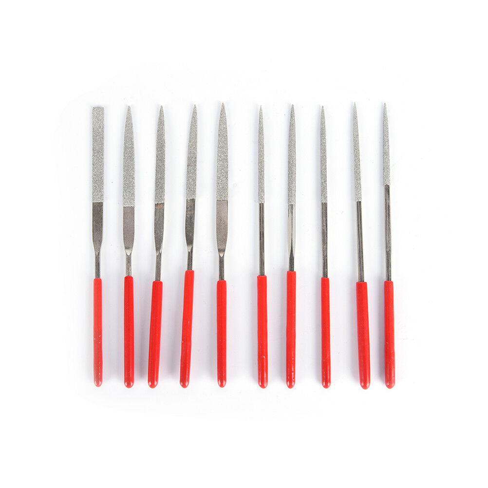10x guitar file fret nut saddle slot grinding set luthier repair burnish tool Kt