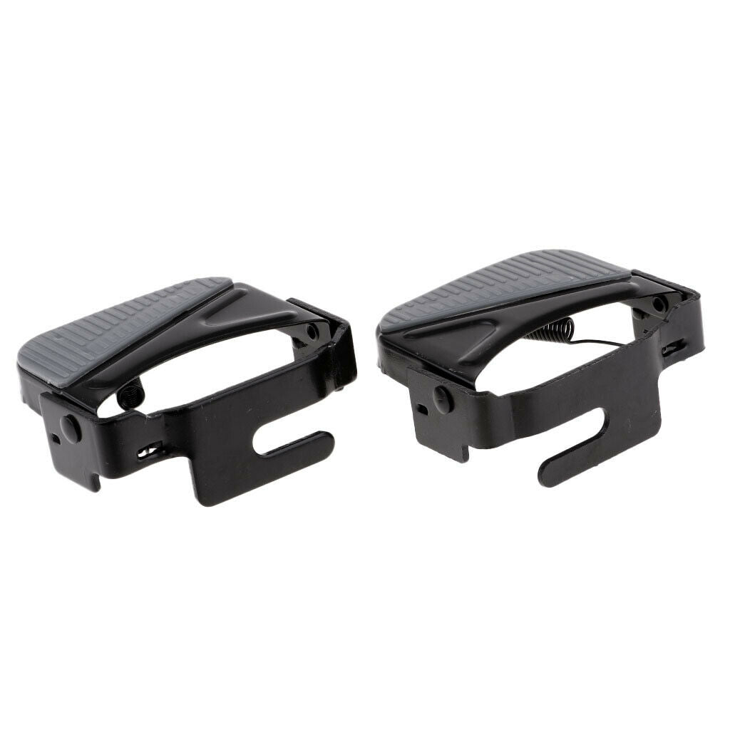 Non-slip Bike Pedals Thicken Bicycle Folding Rear Foot Feet Rest Pedal Stand