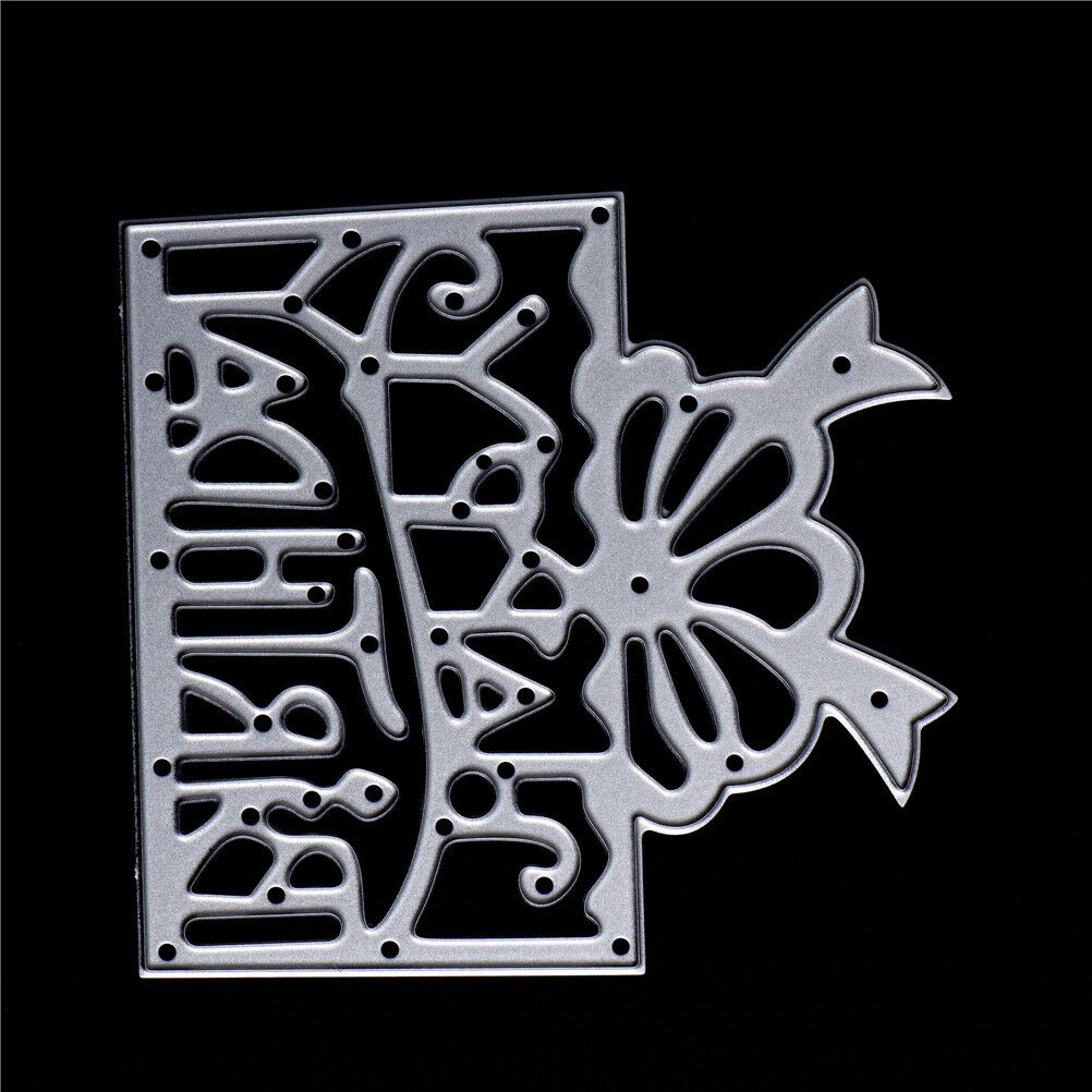 happy birthday gifts Scrapbooks DIY album‘Card‘Maker Metal Die Cut Stenci.l8