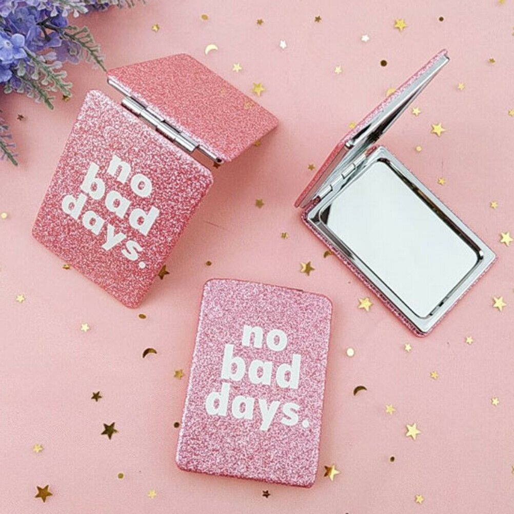 Makeup Compact Mirror Mini Travel Cosmetic Folding Portable Pocket Mirror DoBDA