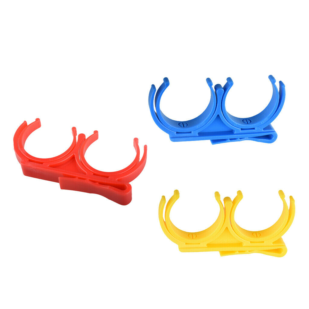 3x Universal Plastic Golf Ball Holder Clip Belt Clamp Golf Ball Organizer