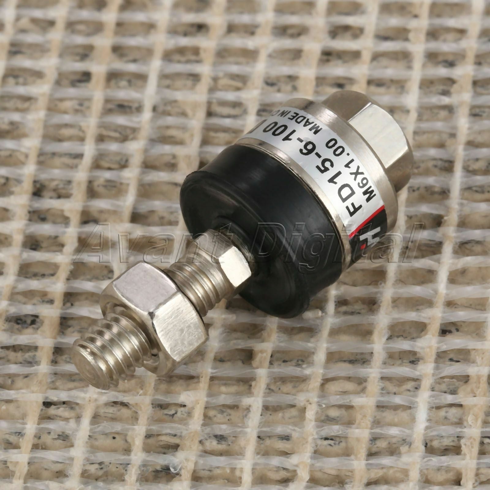 New M6x1mm Male Thread Pneumatic Air Cylinder Floating Joint Forting Convenient
