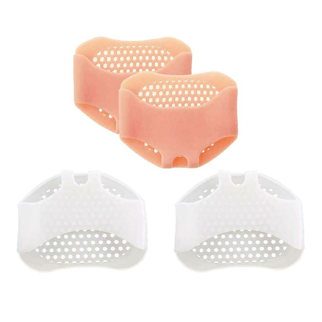 10 Pairs Honeycomb Ball of Foot Pads Reusable Metatarsal Pads for Foot Pain