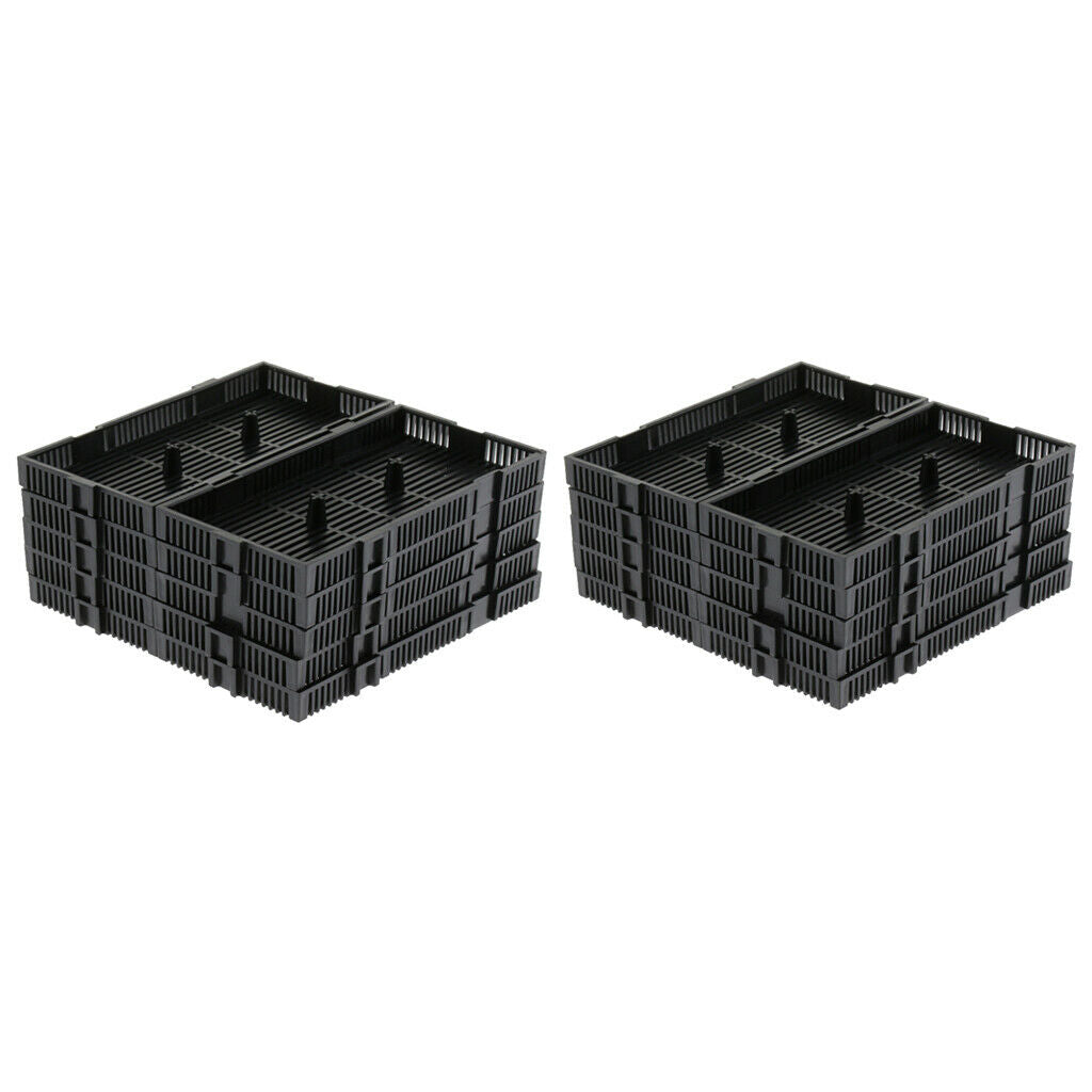 20 Pieces Plastic Under Gravel Filter Eco-friendly Water Filter for Aquarium