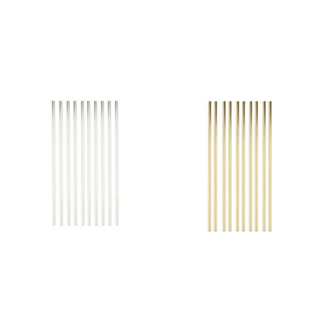 20pcs Stainless Steel Mixing Straws