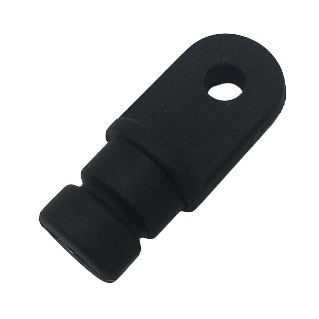 2x 3/4" Internal Eye Ends Tubes Bimini Top Marine Boat Accessory Black Round
