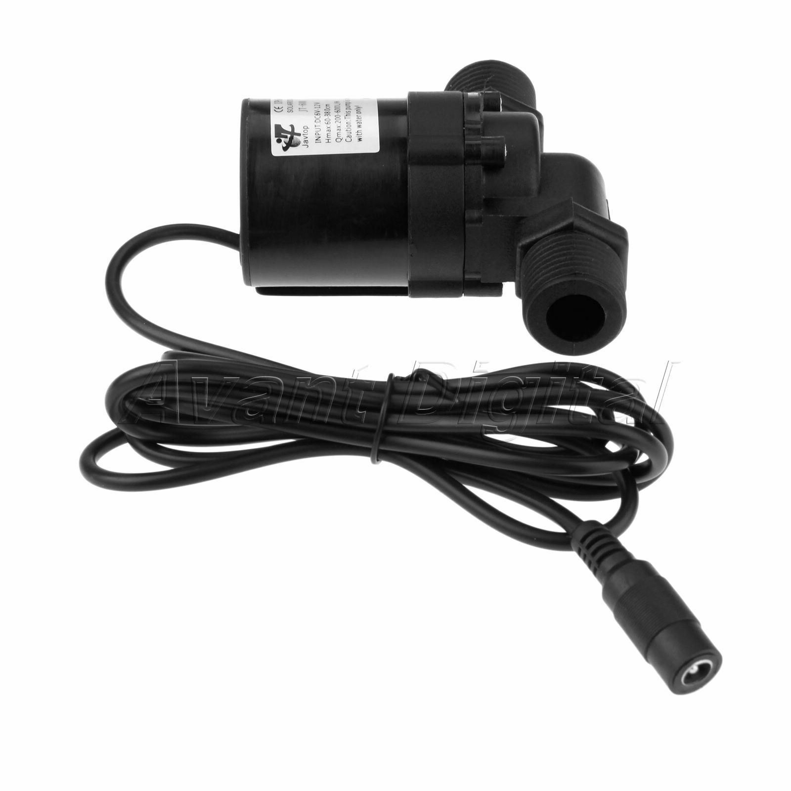 DC 12V 24V Water Circulation Pump Brushless Motor Water Tank Pump w/ Transformer