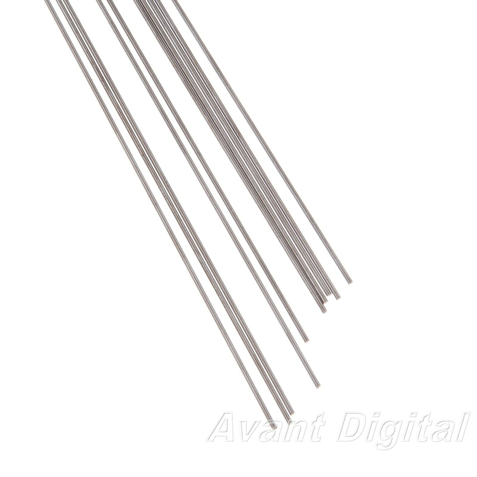 10X TIG Welding Tungsten Electrodes 2% Lanthanated 0.04"x6" Blue Tip Replace Kit
