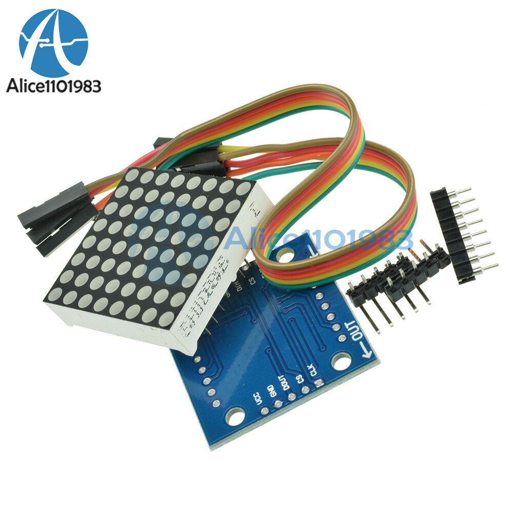 10PCS Arduino microcontroller MAX7219 dot matrix module control Display DIY KIT