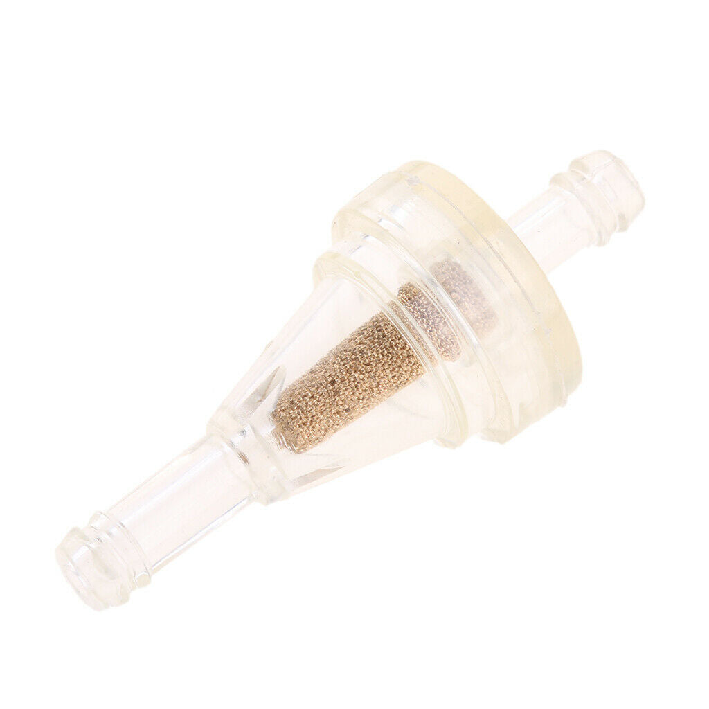 Universal Petrol Inline Fuel Filter Motorcycle Part For 6mm And 8mm Pipes