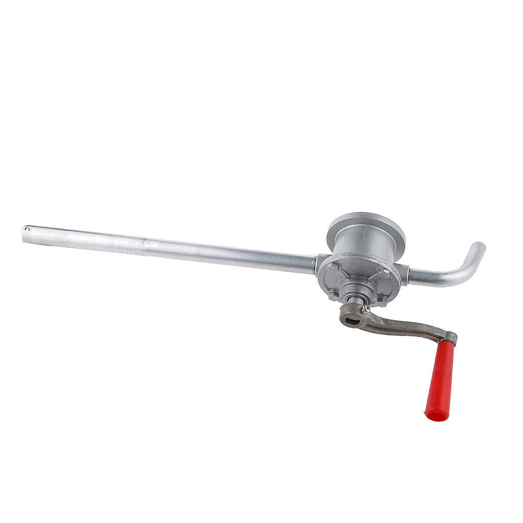 Manual Hand Crank Rotary Pump Oil Fuel Transfer Suctin Drum Barrel New